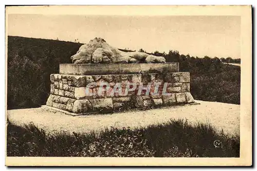 Cartes postales Monument eleve au Carrefour Sainte Fine par l Association de la Division MilitariaLion