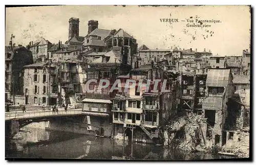 Cartes postales Verdun Vue Panoramique Militaria