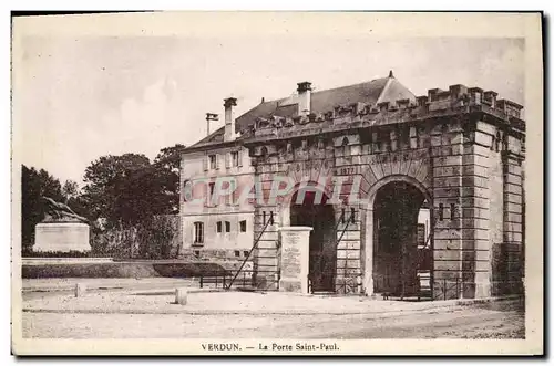 Ansichtskarte AK Verdun La Porte Saint Paul