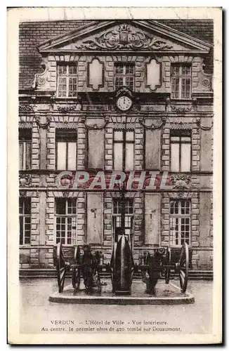 Cartes postales Verdun L Hotel de Ville Vue Interieure