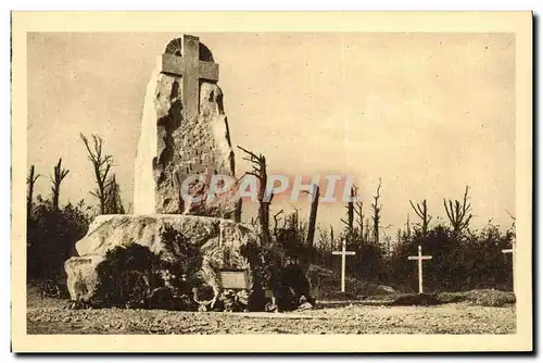 Cartes postales Monument eleve au Bois des Caures a la Memoire du Colonel Driant Militaria