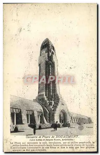 Ansichtskarte AK Ossuaire et Phare de Douaumont Militaria