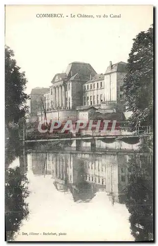 Ansichtskarte AK Commercy La Chateau vu du Canal