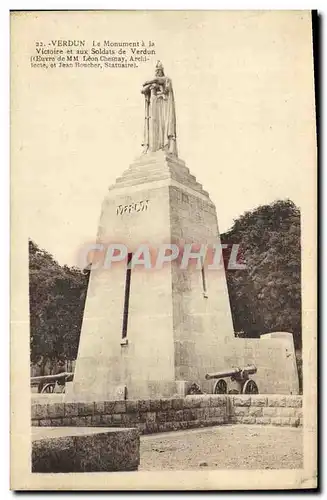 Ansichtskarte AK Verdun Le Monument a La Victorie et aux Soldats de Verdun Militaria