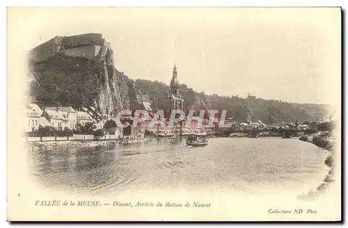 Ansichtskarte AK Vallee de la Meuse Dinant Arrivee du Baleau de Namur