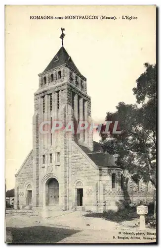 Cartes postales Romagne Sous Montfaucon L Eglise