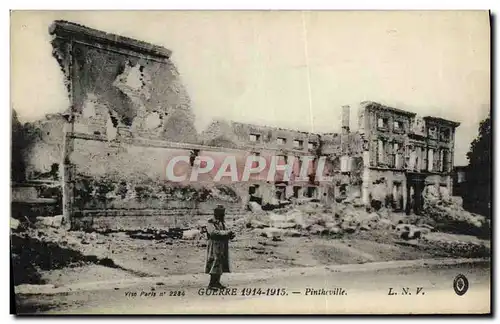 Cartes postales Guerre 1914 1915 Pintheville Militaria