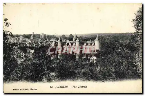 Cartes postales Josselin Vue Generale