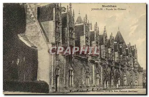 Cartes postales Josselin Facade du Chateau