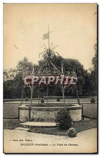 Cartes postales Josselin Le Puits du Chateau