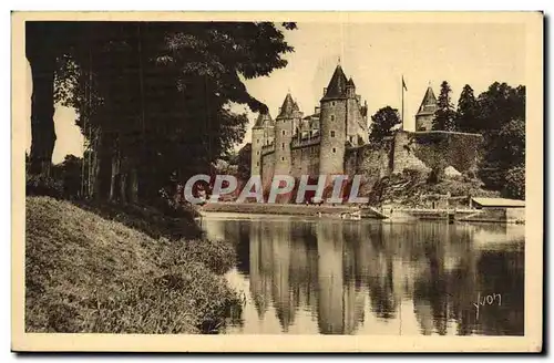 Cartes postales Josselin Les Bords de l Oust et le Chateau