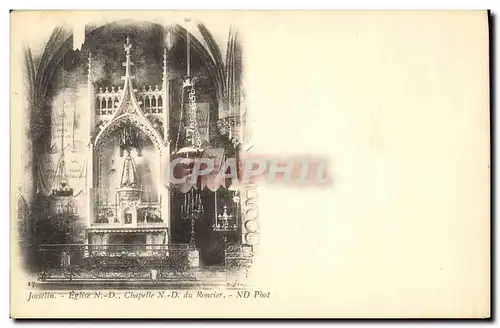 Cartes postales Josselin Eglise Chapelle du Roncier