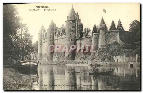 Cartes postales Josselin Le Chateau Bateau