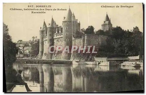 Ansichtskarte AK Chateau de Josselin Habitation des Ducs de Rohan Ensemble
