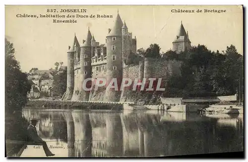 Cartes postales Chateau de Josselin Habitation des Ducs de Rohan Ensemble