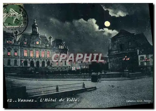 Cartes postales Vannes L Hotel de Ville