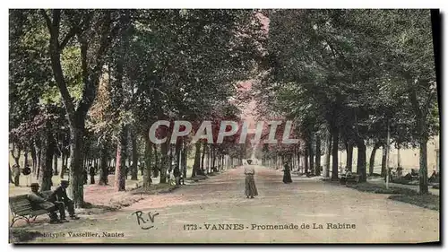 Cartes postales Vannes Promenade de la Rabine