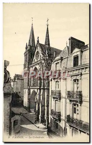 Cartes postales Vannes La Cathedrale