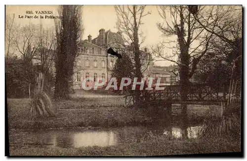 Cartes postales Vannes Le Parc de la Prefecture