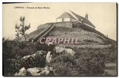 Cartes postales Carnac Tumulus de Saint Michel Enfant Folklore