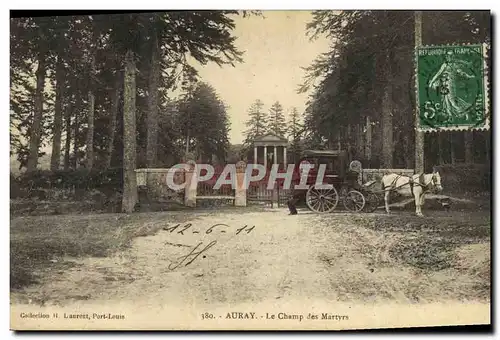 Cartes postales Auray Le Champ des Martyrs