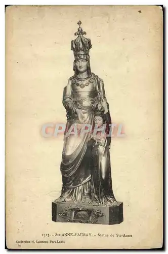 Cartes postales Ste Anne d Auray Statue de Ste Anne