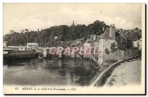 Cartes postales Auray Le Loch et la Promenade