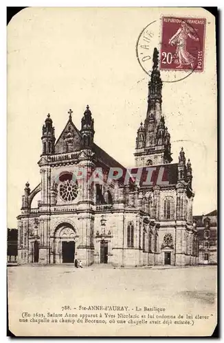 Cartes postales Sainte Anne D Auray La Basilique