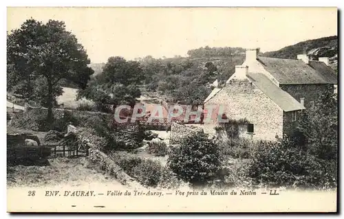 Ansichtskarte AK Environs D Auray Vallee du Tre Auray Vue Prise du Moulin de Nestin