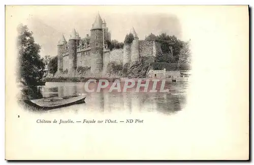 Cartes postales Josselin Facade sur l Oust