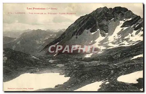 Cartes postales Luchon Vue Prise de la Piquade Tusse Blanche