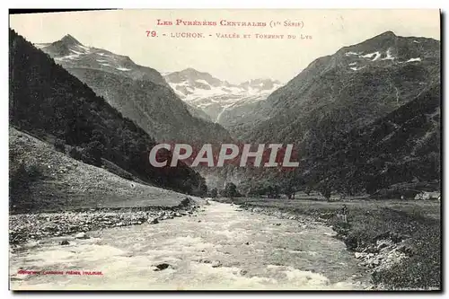 Cartes postales Luchon Vallee Et Torrent Du Lys