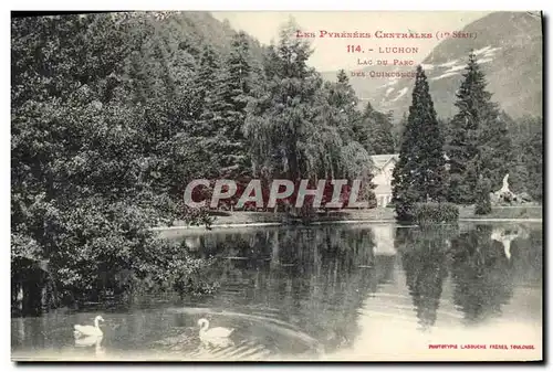 Cartes postales Luchon Lac Du Parc Des Quinconces