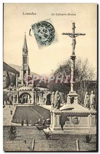 Cartes postales Lourdes Le Calvaire Breton