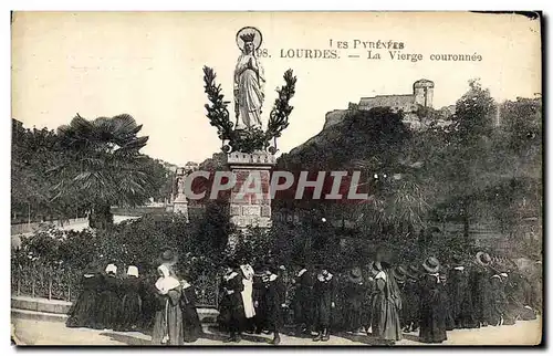 Cartes postales Lourdes La Vierge Couronnee