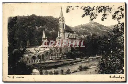 Cartes postales Lourdes La Basilique
