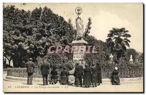 Cartes postales Lourdes La Vierge Couronnee