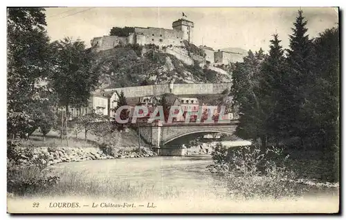 Cartes postales Lourdes Le Chateau Fort