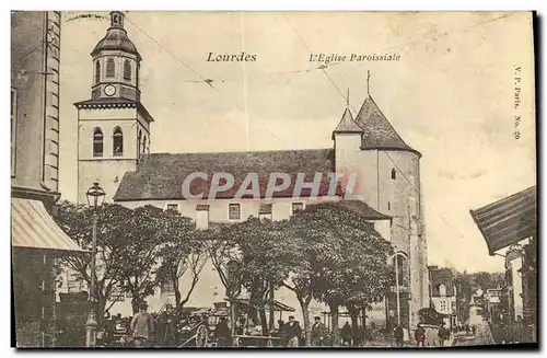 Cartes postales Lourdes L Eglise Paroissiale