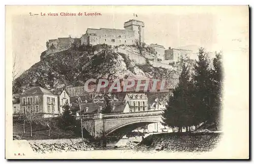 Ansichtskarte AK Lourdes Le Vieux Chateau de Lourdes