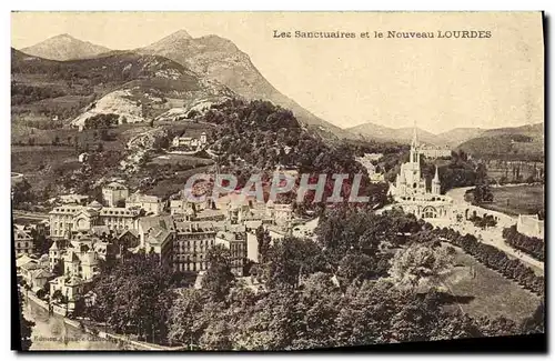 Cartes postales Les Sanctuaires et le Nouveau Lourdes