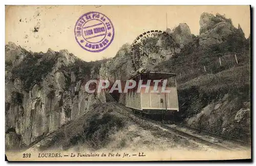 Cartes postales Lourdes La Funiculaire du Pic du Jer