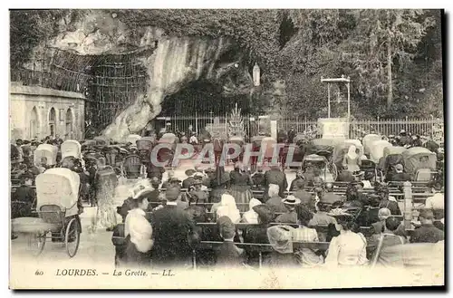 Cartes postales Lourdes La Grotte