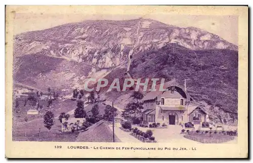 Cartes postales Lourdes Le Chemin de Fer Funiculaire du Pic du Jer