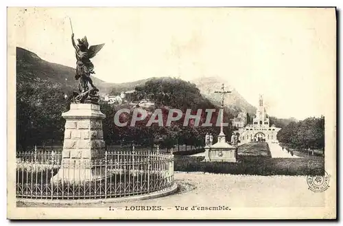 Cartes postales Lourdes Vue d ensemble