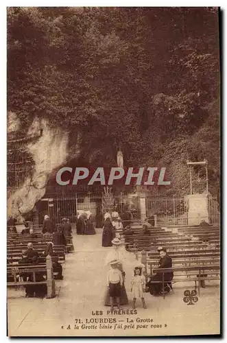 Cartes postales Lourdes La Grotte