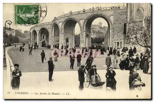 Cartes postales Lourdes Les Arches du Rosaire