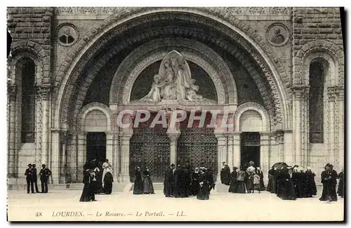 Cartes postales Lourdes Le Portail