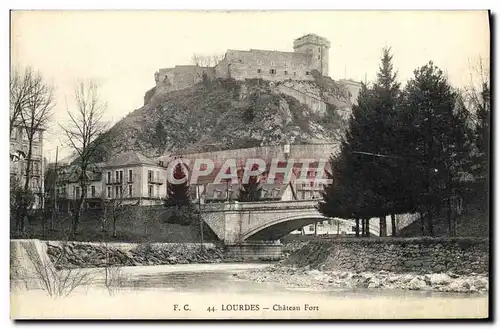 Cartes postales Lourdes Chateau Fort