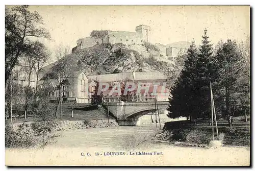 Cartes postales Lourdes Le Chateau Fort